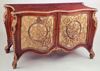 George III commode by English School